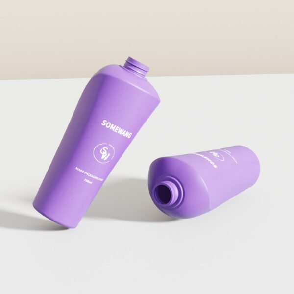 Customized 750ml PET Special-shaped Shampoo/Conditioner Bottle