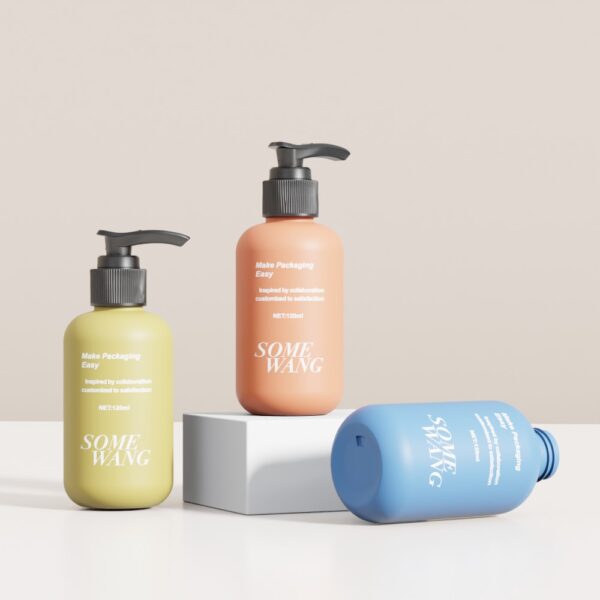 Customized 120ml PE Bottle with Round Shoulder