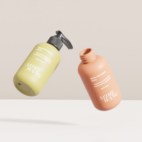 Customized 120ml PE Bottle with Round Shoulder