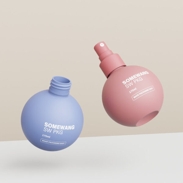 Customized Bowl-shaped 175ml PET Bottle with Different Kinds Closures