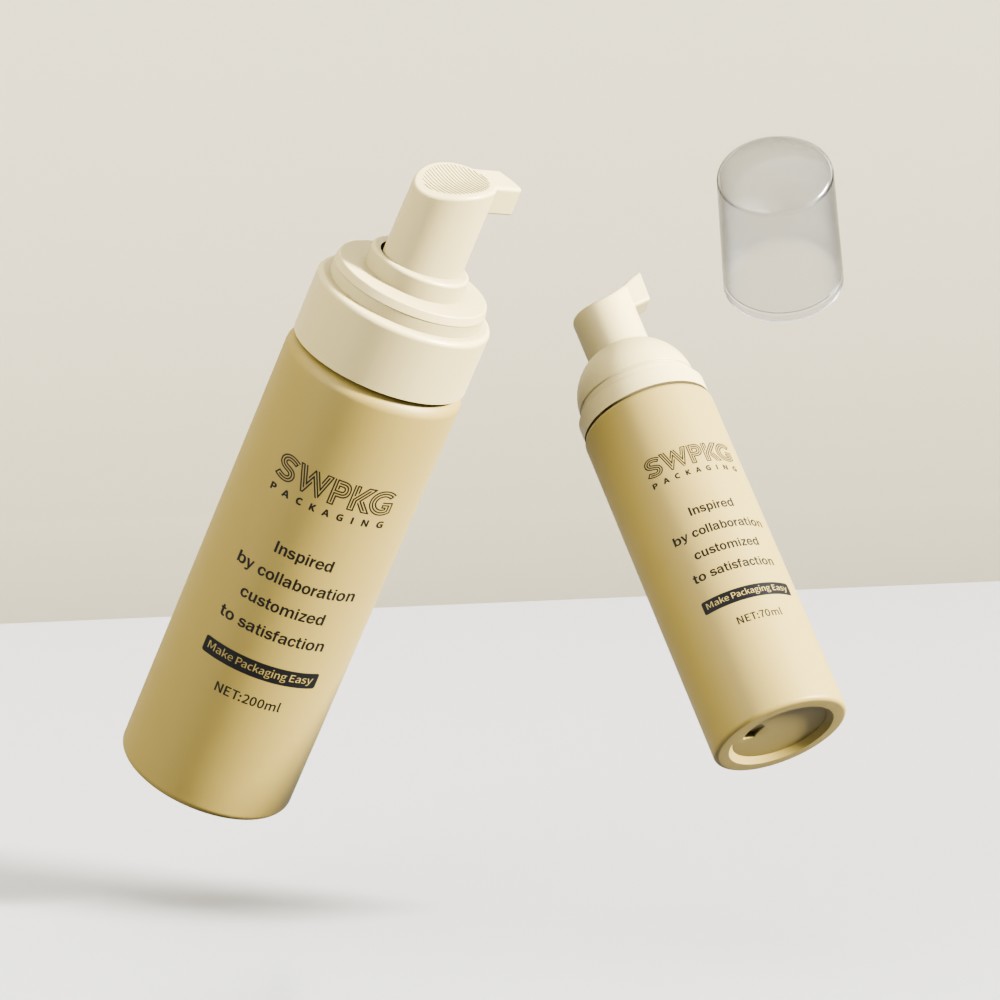 Customized 70ml 200ml 250ml PET Bottle with Foam Pump - Image 2