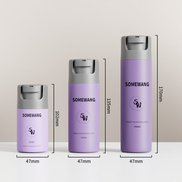 Customized 50ml 100ml 150ml PP Airless Bottle