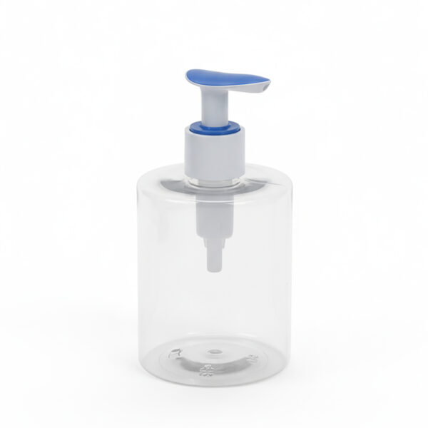 Customized 500ml PET Cylinder Bottle with Lotion Pump