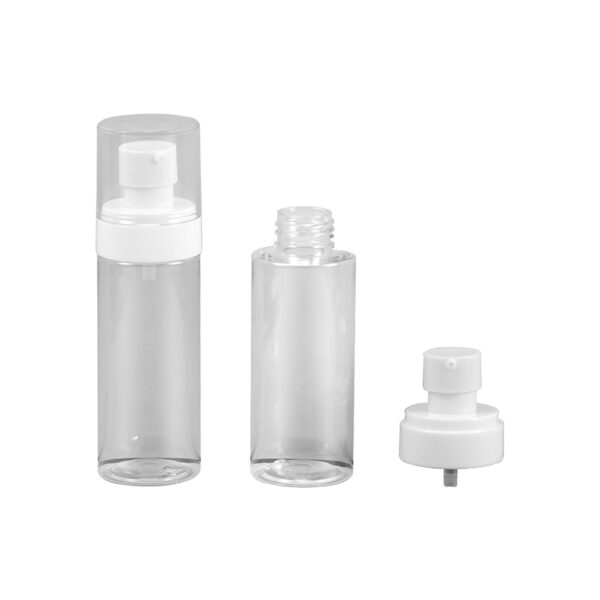 Customized 100ml PET Bottle with Pump for Lotion/Serum