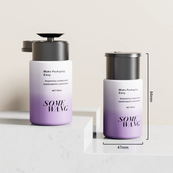 Customized 80ml HDPE Bottle with PP Cap