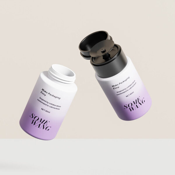 Customized 80ml HDPE Bottle with PP Cap