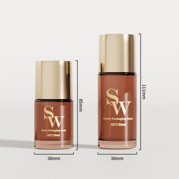 Customized High-end 30ml&50ml Glass Roll-on Bottle