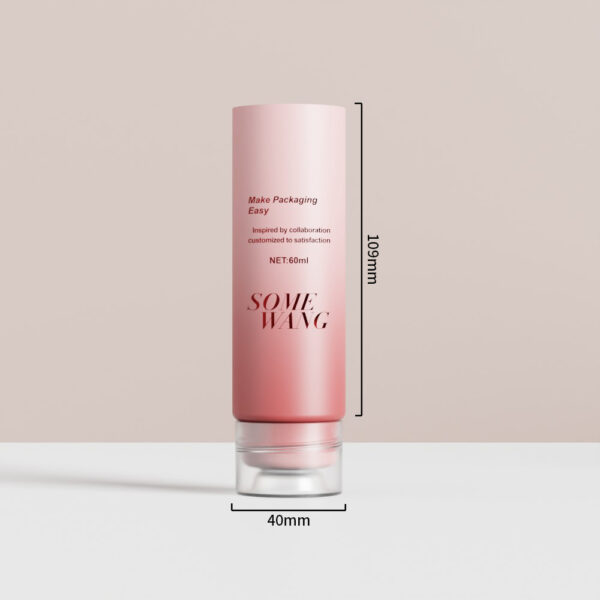 Customized 60ml Rotary head tube Cosmetic personal care packaging