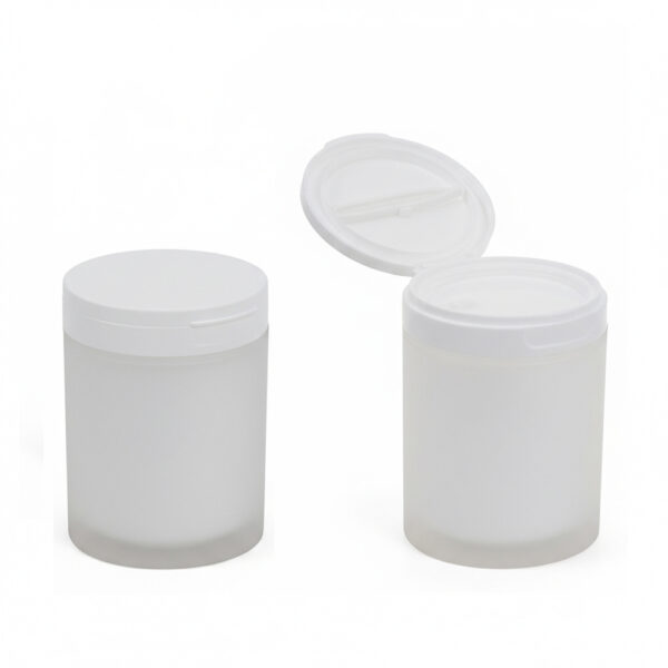 Customized 200ml Double-wall PP Jar with Flip-top Cap