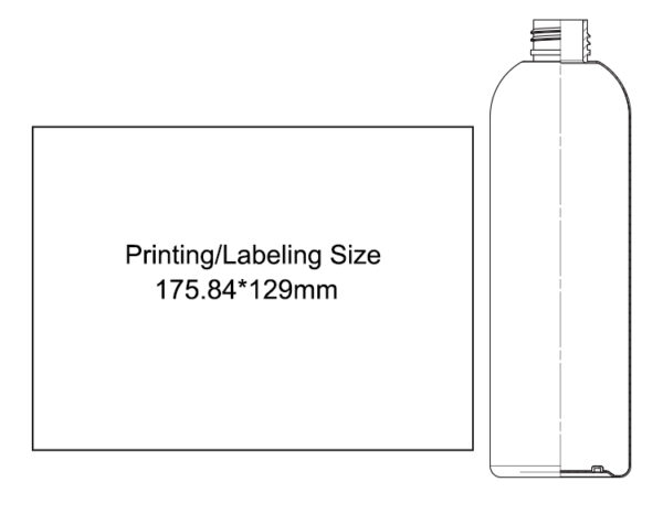 Wholesale stock 360ml PET amber round-shoulder bottle