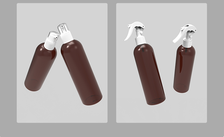 Wholesale stock 360ml PET amber round-shoulder bottle - Image 3